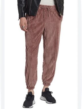 ADIDAS ORIGINALS CONTEMPO 3D VELVET SWEATPANTS NWT SIZE 2XL Wonder Oxide